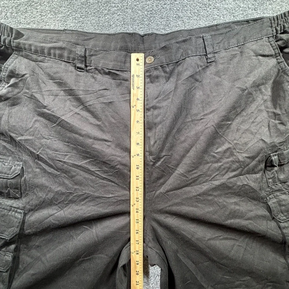 Boulder Creek Cargo Shorts Mens 56 Big Dark Gray Cotton Multi-Pocket Flat Front